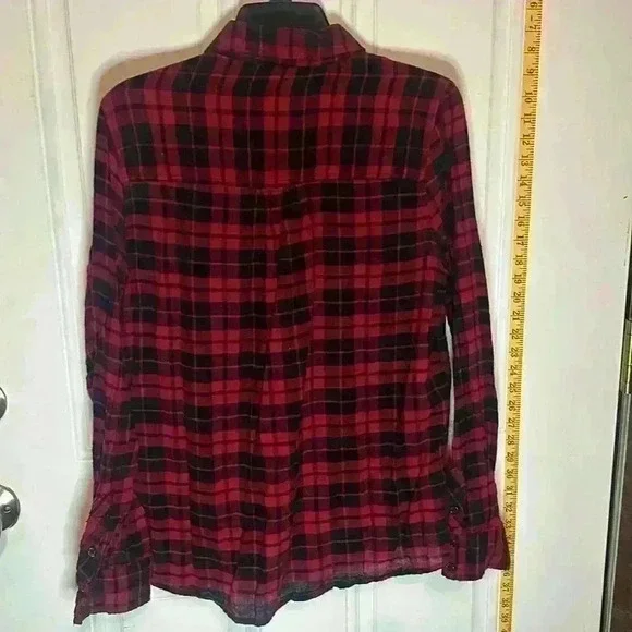 Women's Poetry Brand Flannel Shirt, Size Large - Picture 2 of 5